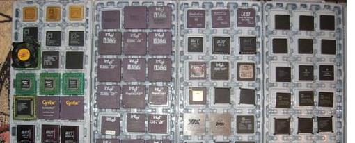 La mayor colección de CPUs