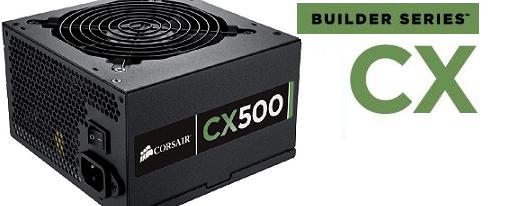 Corsair introduce su nueva linea de fuentes de poder Builder Series CX