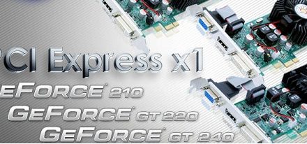 Sparkle lanza sus nuevas GeForce 210, GT220 y GT240 PCI Express x1