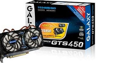 Galaxy presenta su GeForce GTS 450 Hall of Fame
