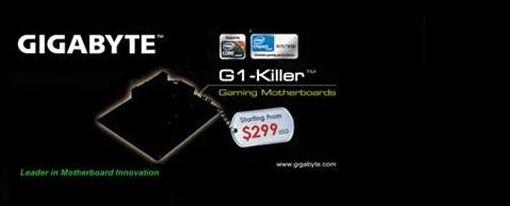 Nueva serie de tarjetas madres Gigabyte G1-Killer para el CES 2011
