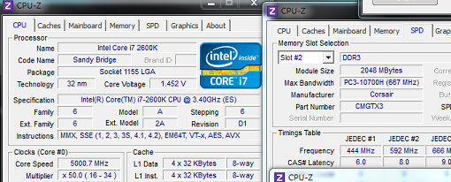 Intel Core i7 2600K llevado hasta los 5 GHz