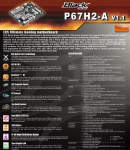 Especificaciones ECS P67H2-A