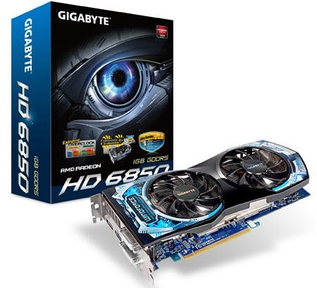 Gigabyte HD 6850 GV-R685OC-1GD