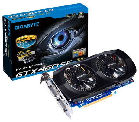 GeForce GTX 460 SE de Gigabyte