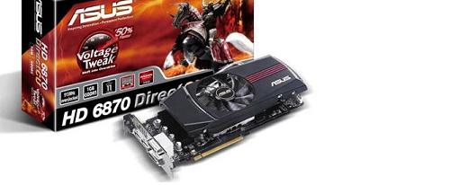 Asus Radeon HD 6870 DirectCU con componentes de alta calidad