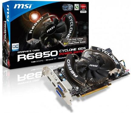 R6850 Cyclone 1GD5 Power Edition de MSI