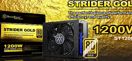 Nuevas fuentes Strider Gold con certificacion 80Plus Gold de SilverStone