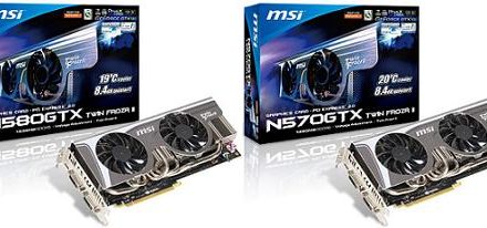 MSI anuncia sus nuevas N500GTX Twin Frozr II