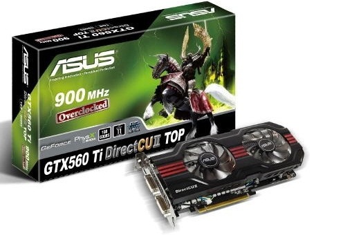 GeForce GTX 560 DirectCU II de Asus