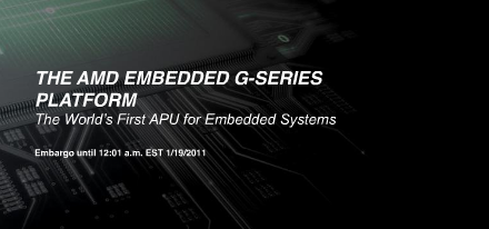 AMD ofrece su APU G-Series para sistemas embebidos