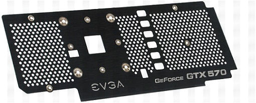 EVGA introduce su backplate para las GeForce GTX 570