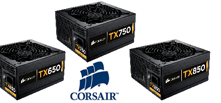 Corsair actualiza su serie TX de fuentes de poder
