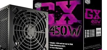 Cooler Master presentará su fuente de poder GX 450