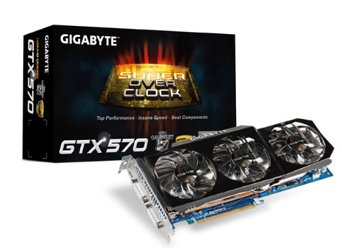 Geforce GTX 570 SuperOverclock de Gigabyte