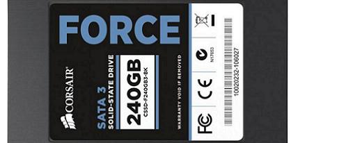Corsair anuncia su nueva serie Force 3 de SSDs