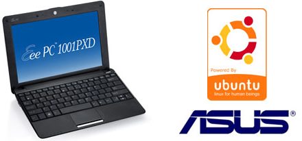 Asus lanza Netbooks Eee con Ubuntu