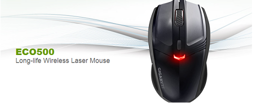 Gigabyte presenta su mouse inalámbrico ECO500