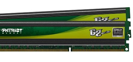 Patriot presentó sus memorias DDR3 G2 Series AMD Black Edition