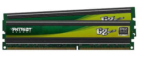 Patriot presentó sus memorias DDR3 G2 Series AMD Black Edition