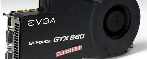 Avistada la EVGA GeForce GTX 580 Classified