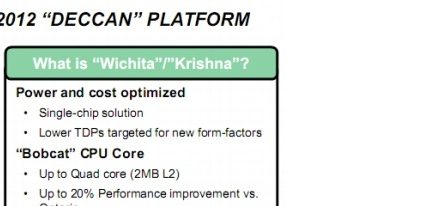 Mas información acerca de la plataforma Deccan de AMD