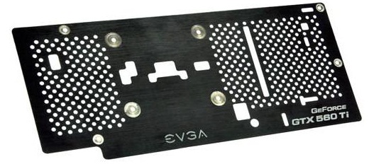 Backplate para la GTX 560Ti de EVGA