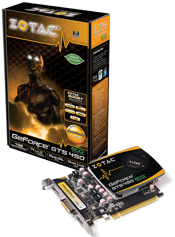 GeForce GTS 450 ECO Edition de Zotac