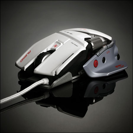 Mouse gaming Cyborg R.A.T.7 Albino de Mad Catz