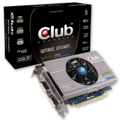 GeForce GTX 560Ti Green Edition de Club 3D