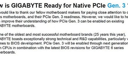 Gigabyte le responde a MSI por sus acusasiones acerca del soporte PCIe Gen 3