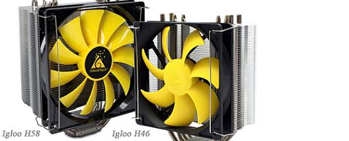 CPU Cooler’s H46 & H58 de la serie Igloo de GlacialTech