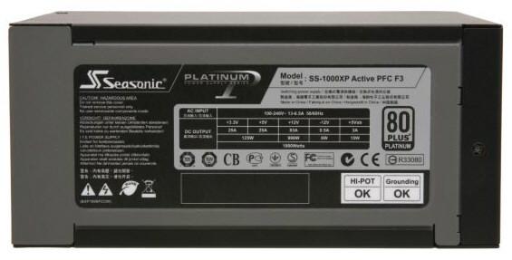 Fuente de poder SS-1000XP de Seasonic