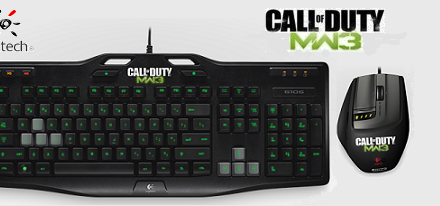 Teclado G105 y ratón G9X Call of Duty: Modern Warfare 3 de Logitech