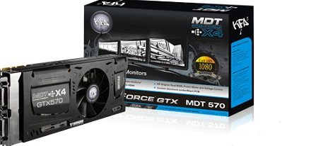 KFA2 lanza su tarjeta de video GeForce GTX 570 MDT X4