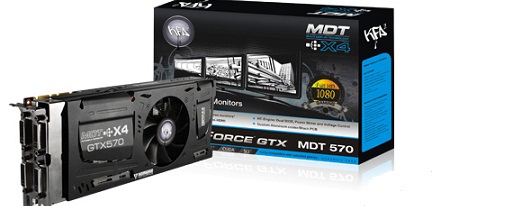KFA2 lanza su tarjeta de video GeForce GTX 570 MDT X4