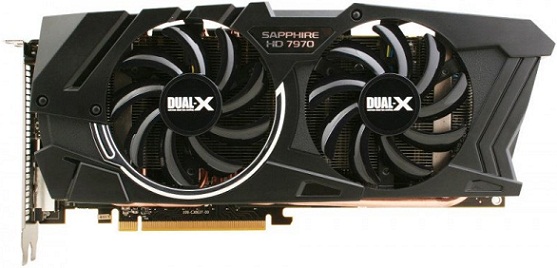 Tarjeta de video HD 7970 Dual-X OC Edition de Sapphire