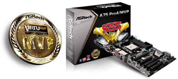 Tarjeta madre A75 Pro4/MVP de ASRock