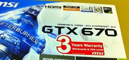 Filtradas imágenes de la GeForce GTX 670 OC Edition de MSI