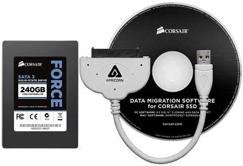 Kit de actualización SSD para portátiles de Corsair