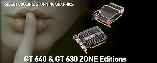 Nuevas GeForce GT 640 & GT 630 ZONE Edition de Zotac