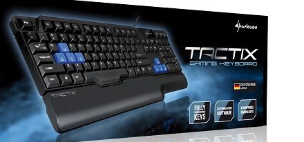 Sharkoon anuncia su teclado para juegos Tactix