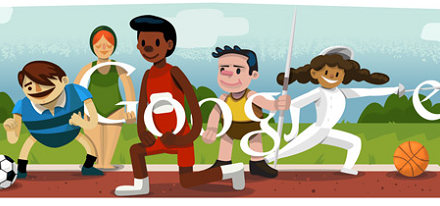 Google celebra el inicio de los Juegos Olímpicos con un nuevo doodle