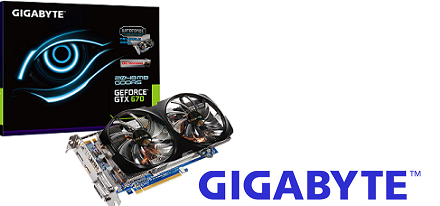 GeForce GTX 670 WindForce 2X de Gigabyte