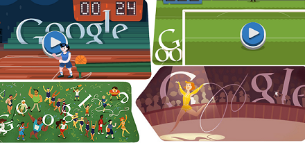 Más Doodles de los Juegos Olímpicos Londres 2012