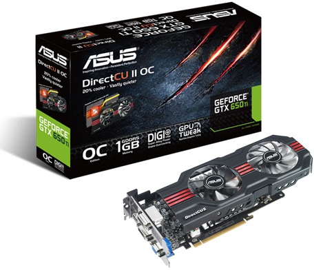 ASUS GeForce GTX 650 Ti DirectCU II