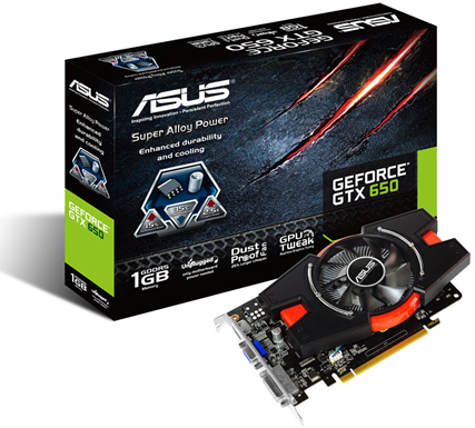 ASUS GeForce GTX 650-E-1GD5 / GTX650-E-2GD5