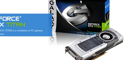 Galaxy anuncia su tarjeta gráfica GeForce GTX Titan