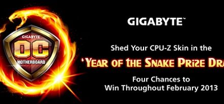 Cambia tu skin de CPU-Z y gana con el sorteo del “año de la serpiente” de Gigabyte