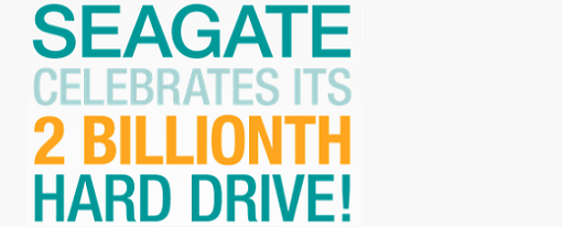 Seagate es el primer fabricante en enviar dos mil millones de unidades de disco duro